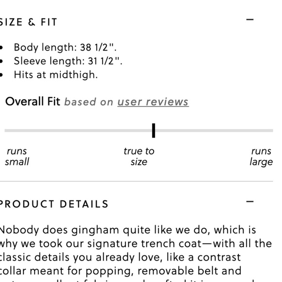 J.Crew 2011 Icon trench in oversized gingham-L1064 - Picture 7 of 7